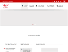 Tablet Screenshot of clubatleticoolimpia.org